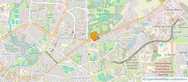 localisation de l'entreprise MONSIEUR BENOIT CYRULIK  RENNES