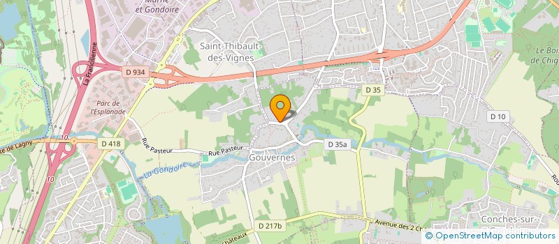 localisation de l'entreprise MONSIEUR BENOIT D'ANGELO  GOUVERNES