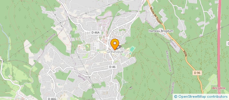 localisation de l'entreprise MONSIEUR BENOIT DA SILVA FREITAS  GREASQUE