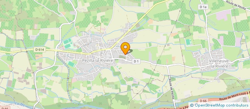 localisation de l'entreprise MONSIEUR BENOIT DANEU  PEZILLA-LA-RIVIERE