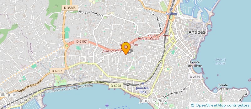 localisation de l'entreprise MONSIEUR BENOIT DANJEAN  LORGUES