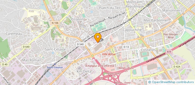 localisation de l'entreprise MONSIEUR BENOIT DARDALHON  NIMES