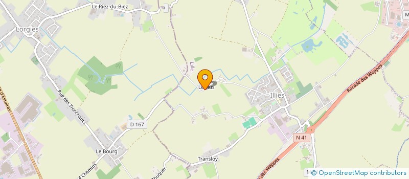 localisation de l'entreprise MONSIEUR BENOIT DARTOIS  ILLIES