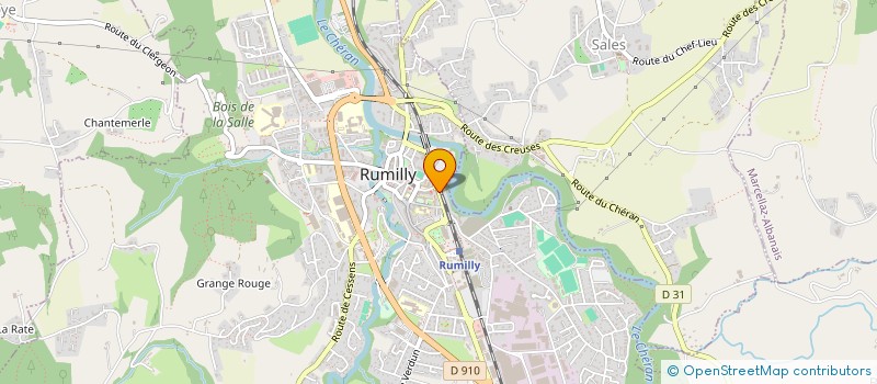 localisation de l'entreprise MONSIEUR BENOIT DARU  RUMILLY