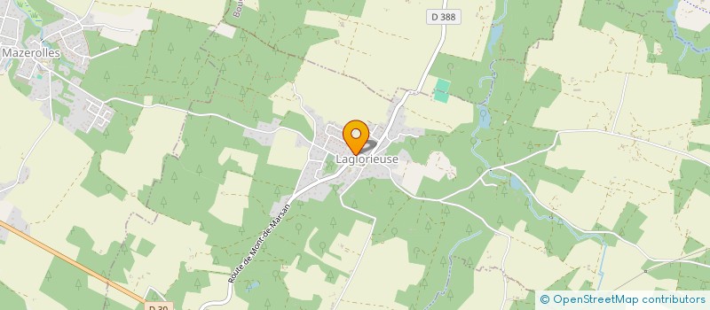 localisation de l'entreprise MONSIEUR BENOIT DAUGA  MAZEROLLES