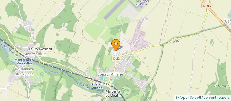 localisation de l'entreprise MONSIEUR BENOIT DAUSSIN  BOISSY-L'AILLERIE