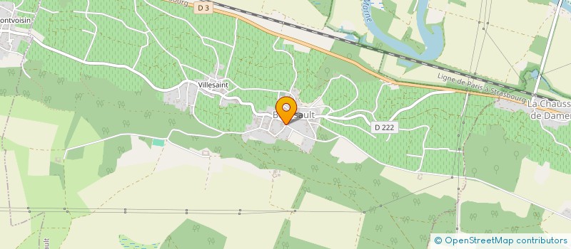 localisation de l'entreprise MONSIEUR BENOIT DAVID  BOURSAULT