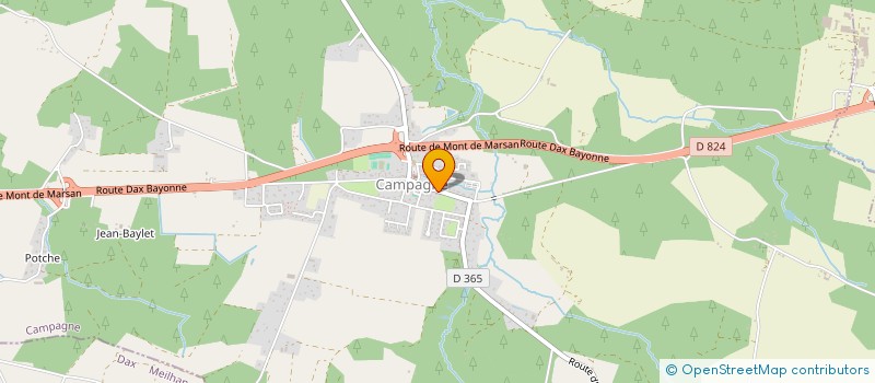 localisation de l'entreprise MONSIEUR BENOIT DE FLEURIAN  CAMPAGNE