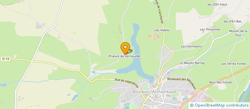 localisation de l'entreprise MONSIEUR BENOIT DE GUIGNE  SAINT-LEOPARDIN-D'AUGY