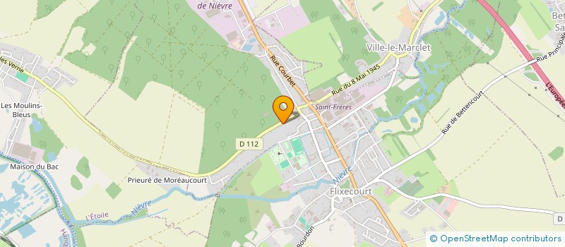 localisation de l'entreprise MONSIEUR BENOIT DE KOKER  FLIXECOURT