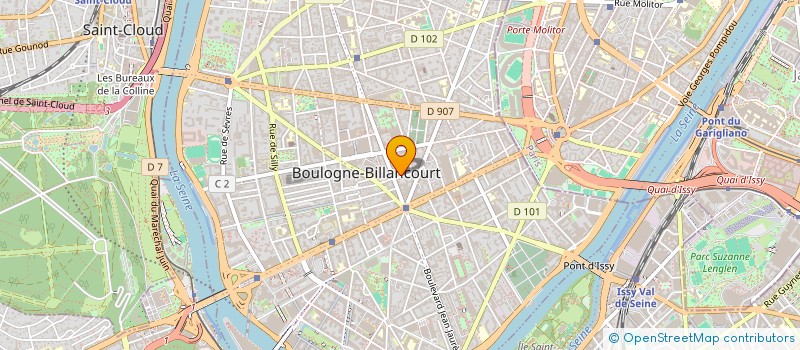 localisation de l'entreprise MONSIEUR BENOIT DE LA FOREST DIVONNE à BOULOGNE-BILLANCOURT