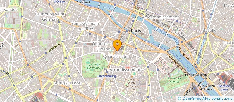 localisation de l'entreprise MONSIEUR BENOIT DE LABEAUME  PARIS