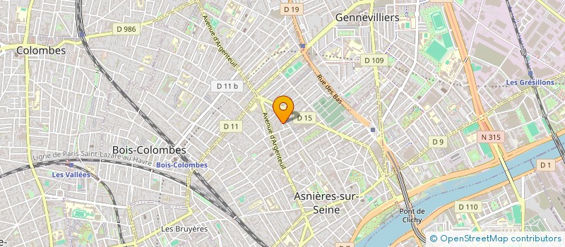 localisation de l'entreprise MONSIEUR BENOIT DE LACOUR SUSSAC à ASNIERES-SUR-SEINE