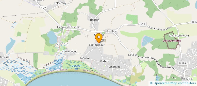 localisation de l'entreprise MONSIEUR BENOIT DE TROGOFF DU BOISGUEZENNEC  SARZEAU