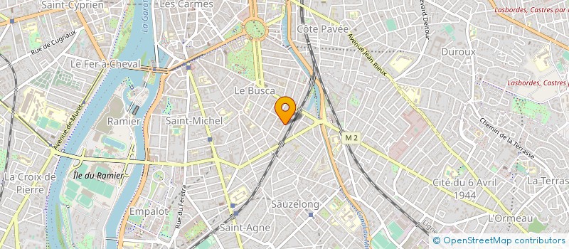 localisation de l'entreprise MONSIEUR BENOIT DE VOLONTAT à TOULOUSE