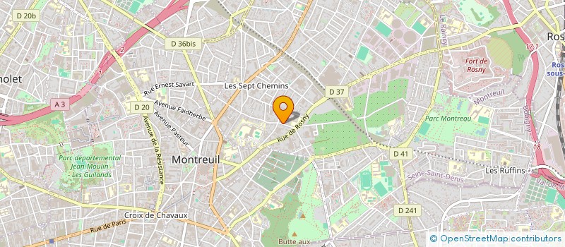 localisation de l'entreprise MONSIEUR BENOIT DEBEAUQUESNE à MONTREUIL