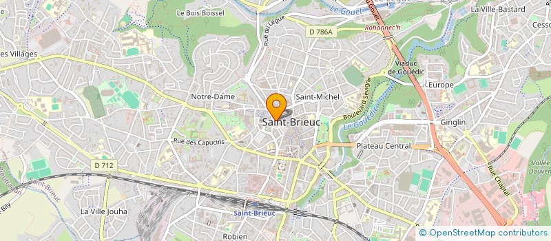 localisation de l'entreprise MONSIEUR BENOIT DEBERT à SAINT-BRIEUC