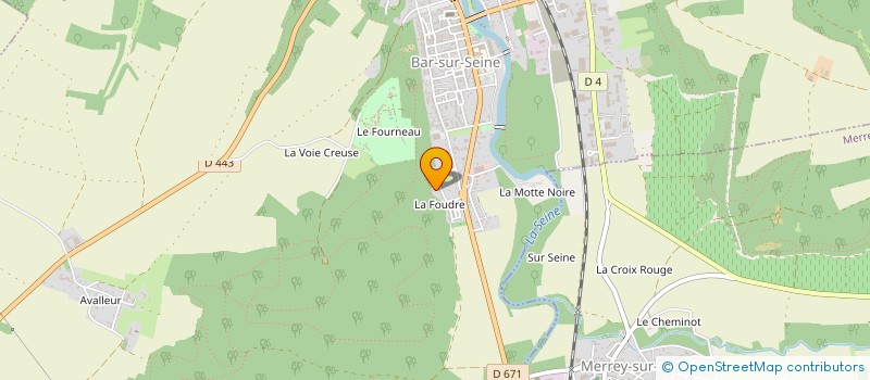 localisation de l'entreprise MONSIEUR BENOIT DEBRIE à BAR-SUR-SEINE