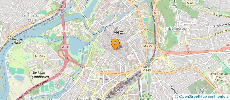 localisation de l'entreprise MONSIEUR BENOIT DEBROISE  METZ