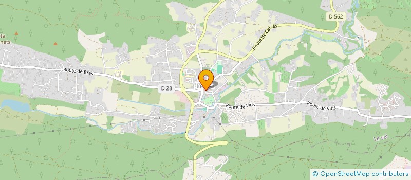 localisation de l'entreprise MONSIEUR BENOIT DECKER  LE VAL