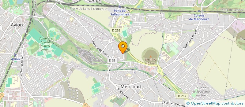 localisation de l'entreprise MONSIEUR BENOIT DEFOSSE  MERICOURT