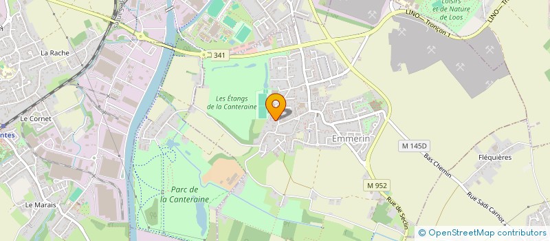 localisation de l'entreprise MONSIEUR BENOIT DEGROOTE  EMMERIN