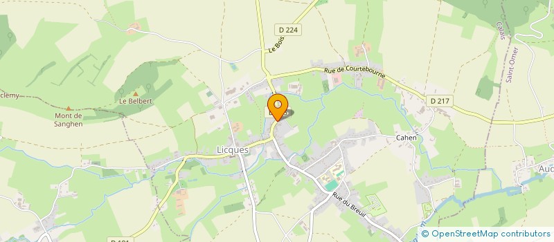 localisation de l'entreprise MONSIEUR BENOIT DEGRYSE  LICQUES