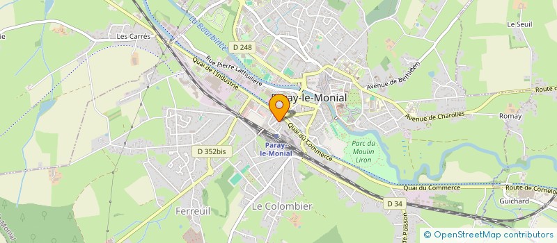localisation de l'entreprise MONSIEUR BENOIT DEGUT à PARAY-LE-MONIAL