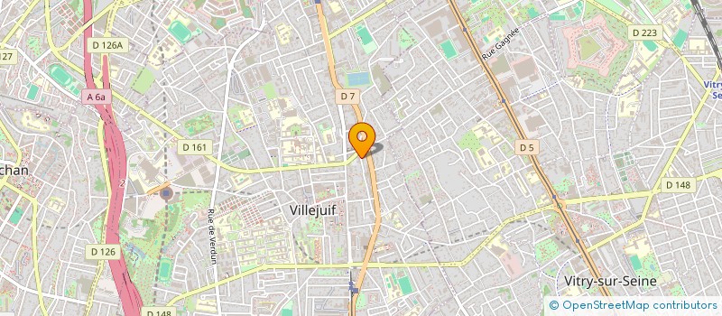 localisation de l'entreprise MONSIEUR BENOIT DEHAENE à VILLEJUIF