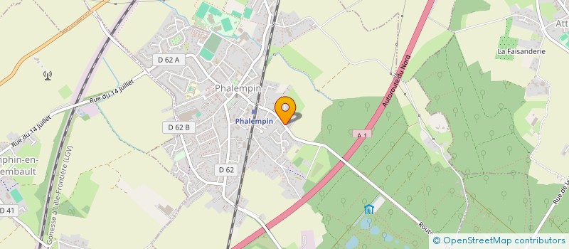 localisation de l'entreprise MONSIEUR BENOIT DEKINDT  PHALEMPIN