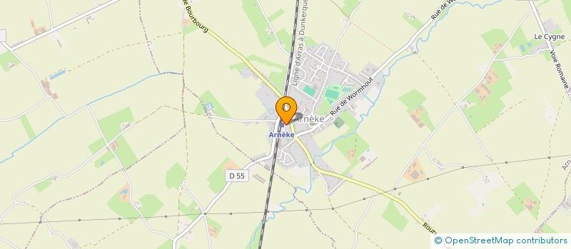 localisation de l'entreprise MONSIEUR BENOIT DELAINE  ARNEKE
