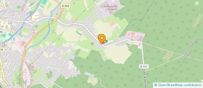 localisation de l'entreprise MONSIEUR BENOIT DELANGLET  SAINT-AMAND-LES-EAUX