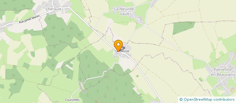 localisation de l'entreprise MONSIEUR BENOIT DELARGILLIERE  PIERREFITTE-EN-BEAUVAISIS