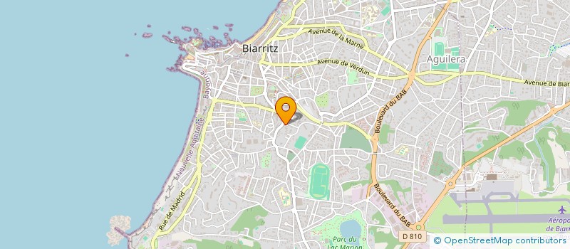 localisation de l'entreprise MONSIEUR BENOIT DELAROCHE  BIARRITZ