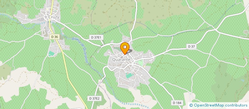 localisation de l'entreprise MONSIEUR BENOIT DELBROUCQ  CRUZY