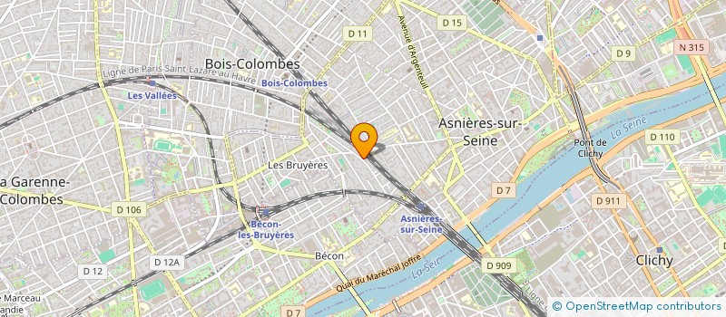 localisation de l'entreprise MONSIEUR BENOIT DELCAMBRE  ASNIERES-SUR-SEINE