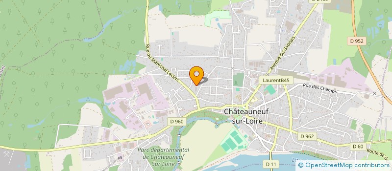 localisation de l'entreprise MONSIEUR BENOIT DELCOURT à CHATEAUNEUF-SUR-LOIRE