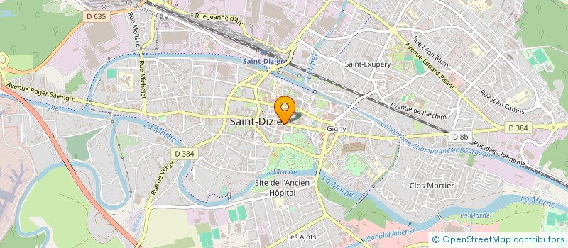 localisation de l'entreprise MONSIEUR BENOIT DELEDALLE à SAINT-DIZIER