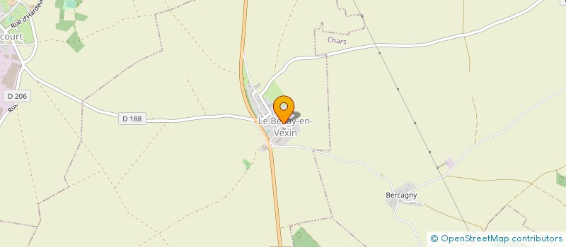 localisation de l'entreprise MONSIEUR BENOIT DELEFORTRIE  LE BELLAY-EN-VEXIN