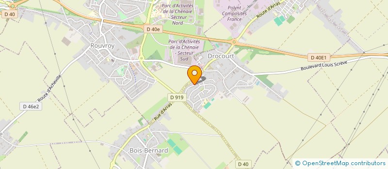 localisation de l'entreprise MONSIEUR BENOIT DELHOMMELLE  DROCOURT