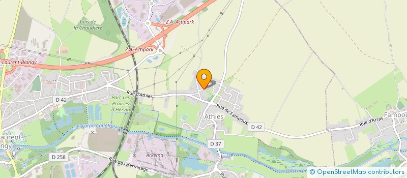 localisation de l'entreprise MONSIEUR BENOIT DELPLANQUE  FEUCHY