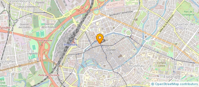 localisation de l'entreprise MONSIEUR BENOIT DEMMERLE  STRASBOURG