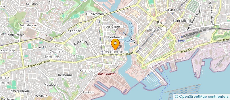 localisation de l'entreprise MONSIEUR BENOIT DENIEUL à BREST