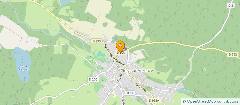 localisation de l'entreprise MONSIEUR BENOIT DENNER à CIREY-SUR-VEZOUZE