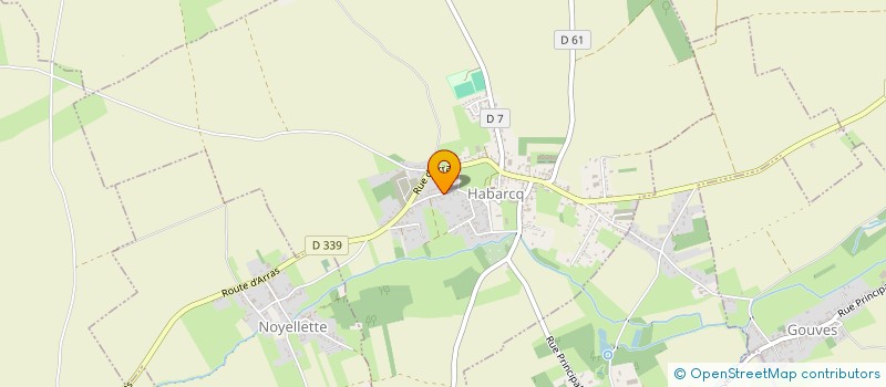 localisation de l'entreprise MONSIEUR BENOIT DEPREZ  MONTENESCOURT