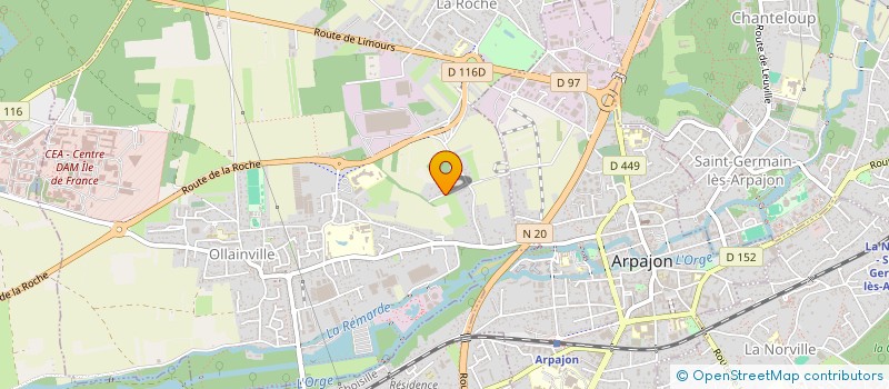 localisation de l'entreprise MONSIEUR BENOIT DERACHE  OLLAINVILLE