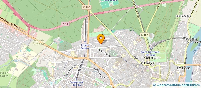 localisation de l'entreprise MONSIEUR BENOIT DESAULLE à SAINT-GERMAIN-EN-LAYE