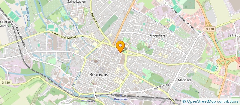 localisation de l'entreprise MONSIEUR BENOIT DESCAMPS  BEAUVAIS