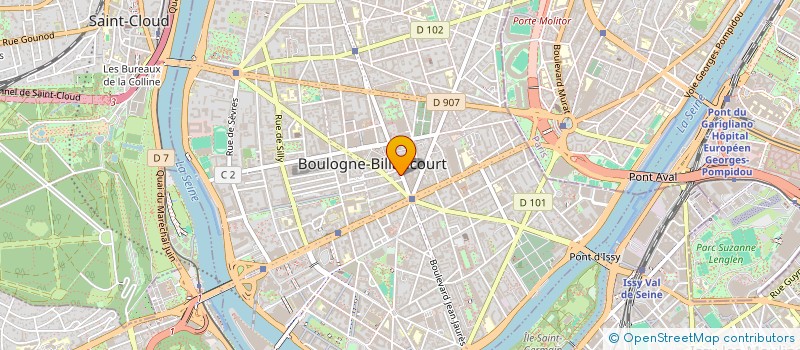 localisation de l'entreprise MONSIEUR BENOIT DESCAMPS à BOULOGNE-BILLANCOURT