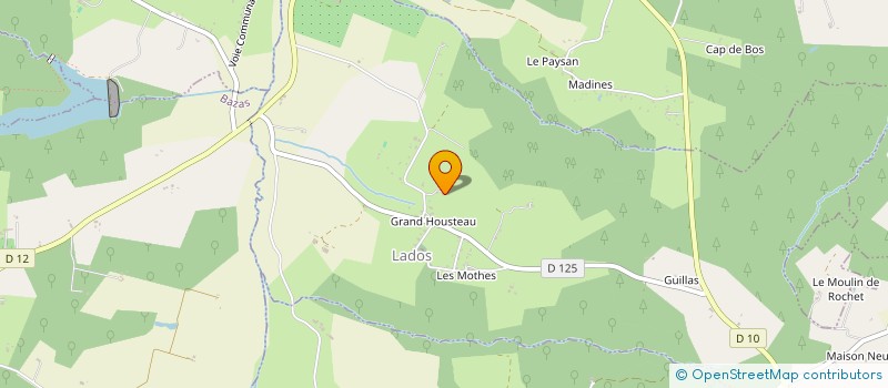 localisation de l'entreprise MONSIEUR BENOIT DESCAT  LADOS